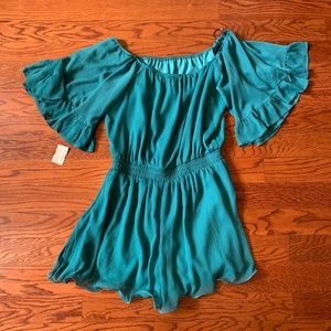 Teal Romper